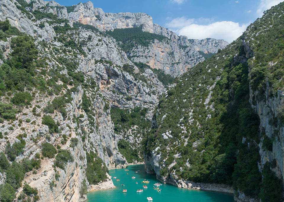 The Gorges du Verdon are amongst the most remarkable natural sites in Europe.