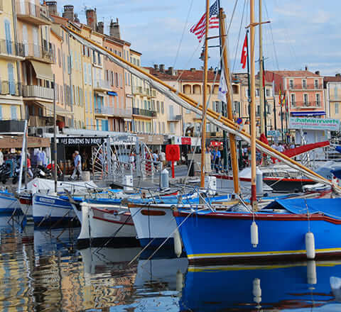 Saint Tropez has long been a haven for painters and artists.