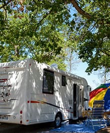 Stellplatzvermietung auf dem Campingplatz le Parc im Departement Var