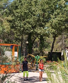 Le terrain de pétanque du camping le Parc en Provence-Alpes-Côte d'Azur